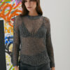 SWEATER LUREX - gris-plateado