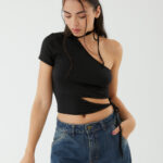 MEDIA POLERA CROP PARA ATAR - beige