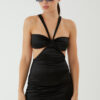 VESTIDO RASO KRISTAL - negro