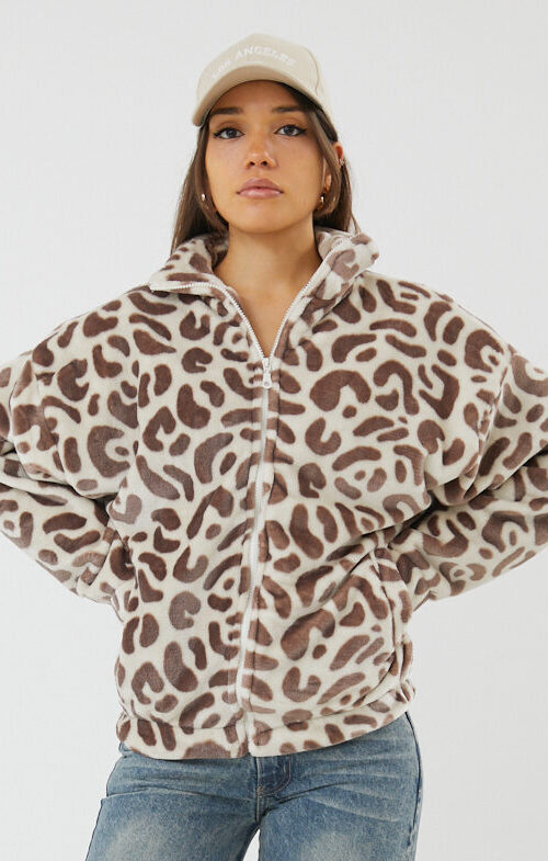 Campera polar print
