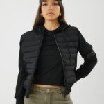 PUFFER COMBI CAPUCHA - l