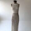 VESTIDO LORENA - hueso - m