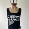 Musculosa Rib CHERRY GANG - negro