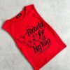 Musculosa Bunny Hug - rojo
