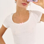 Remera Dhalia - blanco