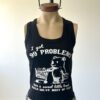 Musculosa Problem Bear - negro