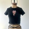 Remera Pizza - negro
