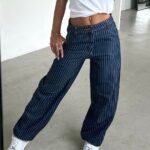 Jean Mom Rayado Cannes Blue - 36