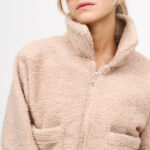 Campera de Corderito Dos Bolsillos Alessia - beige - m