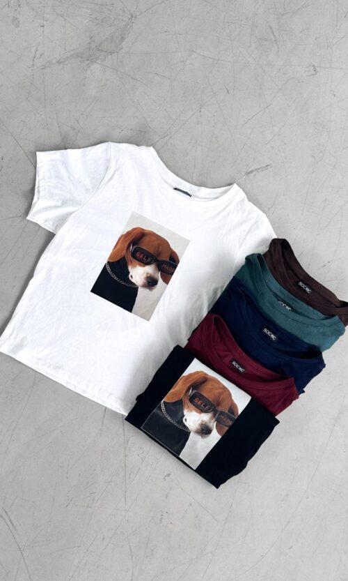 Remera Dog Glasses