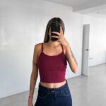 Musculosa Con Taza Mar - crema