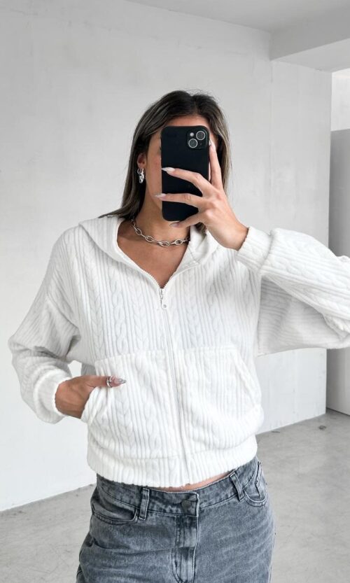 Campera trenzada Gimena