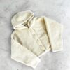 Campera Corderoy Capucha - crema - m
