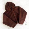 Campera Corderoy Capucha - chocolate - m