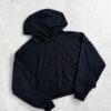 Buzo Trenzado Capucha - negro