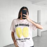 Remera Jersey Boulevard Ave 80 - amarillo-pastel