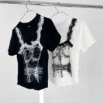 Remera Estampa Corset Rhiana - crema - m