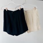 Short Lino Liso Maira - beige - l