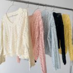Ml Tejida Escote V - amarillo-pastel - l