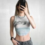 Musculosa Tul Dolphin - celeste