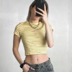 Remera Morley Rayada Wendy - amarillo-pastel