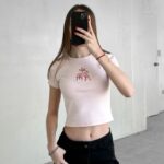 Remera Rib Palm - amarillo-pastel