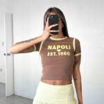Remera Rib Napoli 1960 - amarillo-pastel