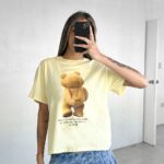 Remera Jersey Oso Teddy - amarillo-pastel