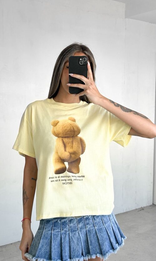 Remera Jersey Oso Teddy