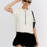 Musculosa Tejido Veronica - beige - l