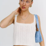 Top Tejido Tiras Mariana - amarillo-pastel - l