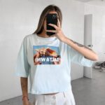 Remera Jersey Salt Wind - celeste