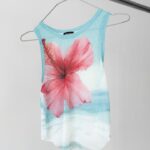 Musc Mesh Flor - Celeste