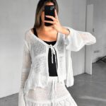 Conjunto Tejido Praia - Amarillo - S