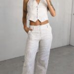 Conjunto Sastrero Rayado Asia - Rosa - S