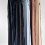 Pantalon Lino Matilda - celeste - l