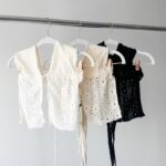 Top Broderie Yail - beige