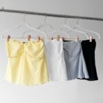 Top Bambula Con Frunce Bella - amarillo-pastel - m