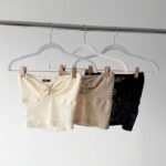 Top Broderie Cool - beige - m