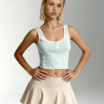 Musculosa Rib Ciema - celeste