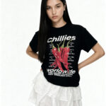 Remera Jersey Chillies - crema
