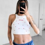 Musculosa Rib Dream Lover - amarillo-pastel