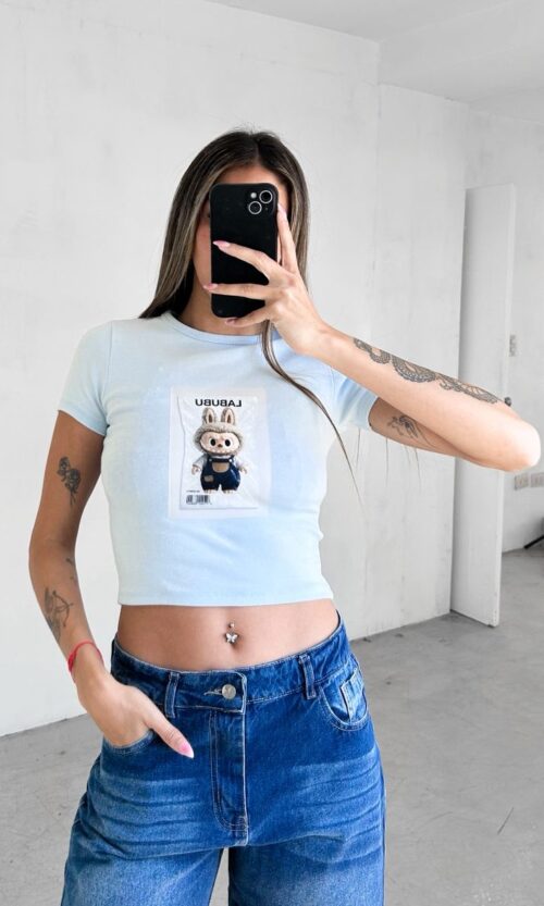 Remera Rib Labubu