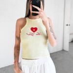Musuculosa Morley Liar Girl - amarillo-pastel - l