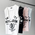 Musculosa Rib Revice Denim - celeste