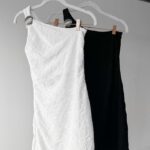 Vestido Hombro Broderie - blanco - m