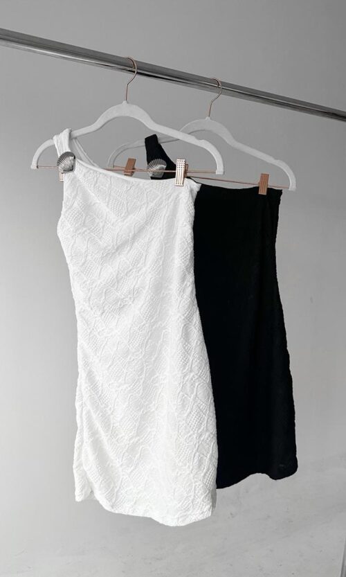 Vestido Hombro Broderie