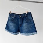 Short Azul Brillos - 36