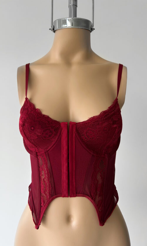 Corset Encaje Tira Fina