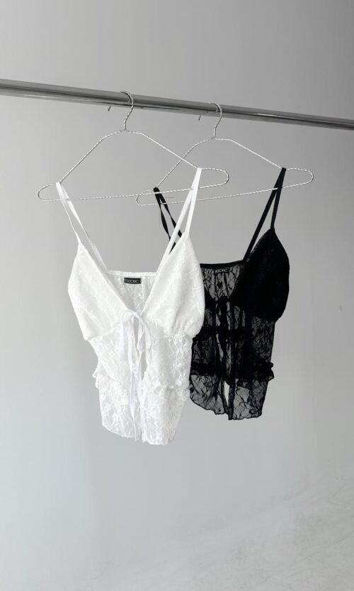 Top Encaje Volado Ati